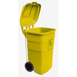 CONTEN.120 C/PEDAL AMARILLO R7302A