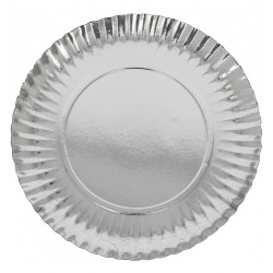 PLATO CARTON PLATA 35 CM....