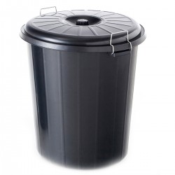 CUBO 90 L.NEGRO+TAPA R9003