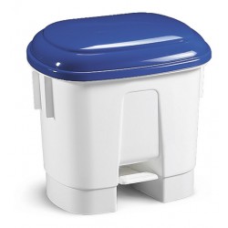 CONTEN. DERBY 2X15 L.BLANC.TAPA AZUL C/PEDAL R5732