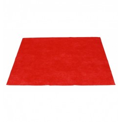 MANTEL 30X40 POL.ROJO C/500