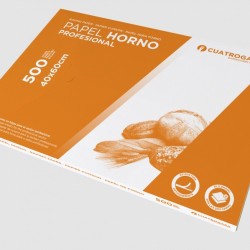 PAPEL HORNO 40X60 SILICONADO BLANCO C/500