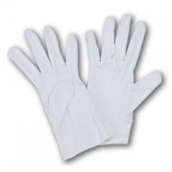 GUANTE ALGODON FINO BLANCO T-P P/10