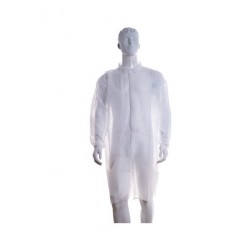 BATA DE VISITA POLIPROP.BLANCA XL R5200B C/100