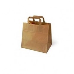 BOLSA PAPEL ASA PLANA 26+18X25 BOPASA-5 P/250